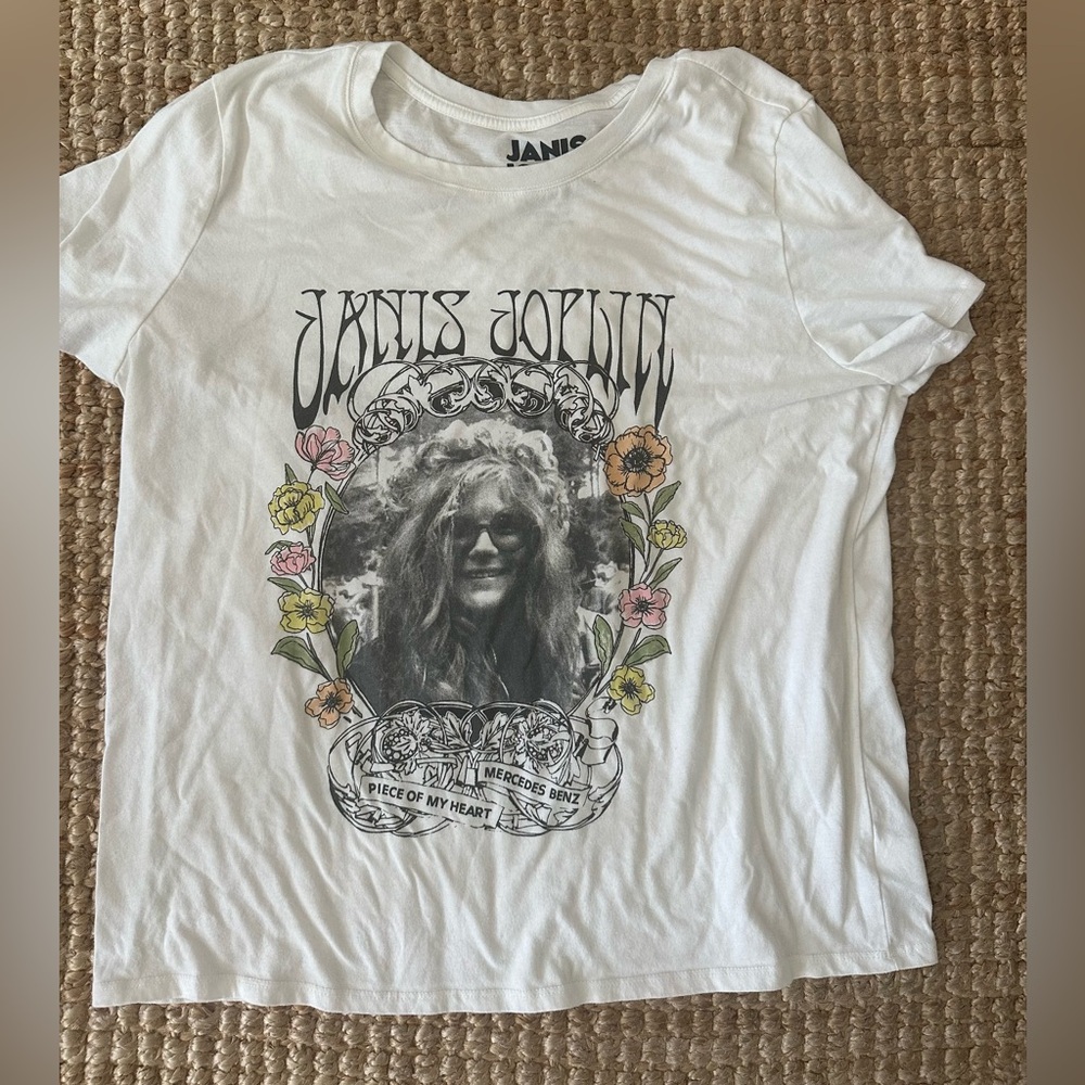 White Graphic Tee